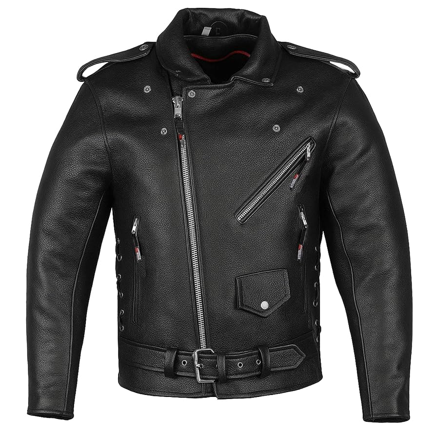 Amazon.com: ICONIC Motorcycle Jacket for Men, Premium